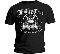 Motley Crue - T-Shirt # S Black Unisex # You Can't Kill Rock & Roll