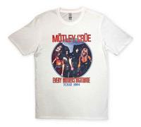 Motley Crue - T-Shirt # Xxl White Unisex # Every Mothers Nightmare