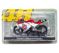 - Moto 1/18 de "El Doctor Valentino.Rossi reproducción Compatible con Cagiva Mito EV - Campionato Sport Production 1994 - VR044