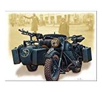 MOTO AERMAN WWII BMW R75 1/35 Master BOX 3528