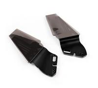 Moto Aletas Aerodinamicas Alerón Delantero Fijo para Motocicleta para S1000RR R 1250 RS M1000RR HP4 Race. Incluye Kit aerodinámico Espejo retrovisor y alerón Fijo.(Bright Black Brown)