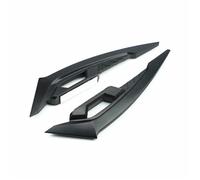 Moto Aletas Aerodinamicas Alerones Laterales Delanteros para Motocicleta Juego de alerones aerodinámicos Juego Fijo con Adhesivos Decorativos (2 Piezas)(Negro)