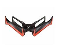 Moto Aletas Aerodinamicas Kit de alerón aerodinámico Tipo Winglet Motocicleta para CFMOTO 450SR (Modelos 2022 2023 2024 y 2025).(Bright Black Red)
