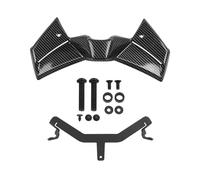 Moto Aletas Aerodinamicas para MT-09 para MT 09 para MT09 2024 2025 Kit de alerón Delantero Motocicleta Alerones Frontales Desnudos Carga aerodinámica Winglet ala(Carbon Fiber Pattern)