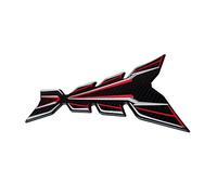 Moto Almohadilla Tracción Para Para XJ6 Para DIVERSION Universal Tank Pad Motocicleta Pegatinas Tanque Protector Pegatinas Calcomanías Protector Decoración(Rojo)