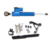 moto amortiguador manillar Compatible Con CB1000R 2008-2016 Kit Montaje Del Soporte Estabilizador Del Amortiguador De Dirección De Motocicleta Accesorios Universales(Blue)