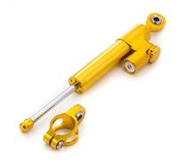 moto amortiguador manillar Compatible Con Ducati Para Monster 696 Estabilizador De Dirección De Motocicleta Soporte De Montaje Del Amortiguador Repuestos De Reparación(Yellow)