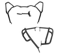 Moto Barra De Choque para NT1100 DCT ES NT 1100 2025 En Adelante Barras Protección Parachoques Carretera Jaula Acrobacias Protector Tanque Motor Motocicleta Protector de Motor(A Set Black)