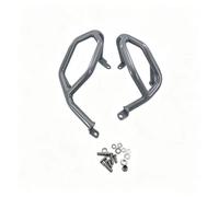 Moto Barra Protección Para F800GS Montaje Parachoques Barras Protección Armazón Protector Motor Choque Carretera Barra Protectora(Silver lower bumper)