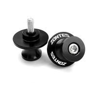 Moto Basculante Bobina de Deslizadores Para Zontes Zt310x Zt301v Zt310T Zt310r G1125 Zt125 Zt125U Tornillos De 8 Mm Para El Soporte Del Deslizador Del Carrete Del Basculante(Black)