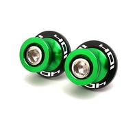 Moto Basculante Bobina de Deslizadores Tornillo Para Svartpilen 125 250 401 701 Norden 901 Accesorios CNC Carretes Del Basculante Deslizadores Tornillos De Soporte Pernos M10 1 Par(401 Green)