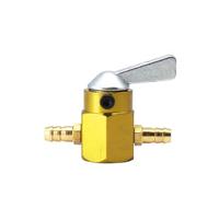 Moto Bomba Combustible 6mm 8mm Motocicleta Carburador Combustible Gasolina Tanque Válvula Conmutación Grifo Llave Purga Interruptor Encendido Apagado Conjunto De Módulo Bomba Combustible(6mm Yellow)