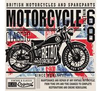MOTO BRITÁNICO G1318 PINTDECOR pintura