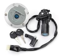 Moto Cerradura De Encendid Compatible Con Yamaha Para YZF Para R25 Para R3 2015 2016 2017 2018 Interruptor De Encendido Tapa De Combustible Cerradura De Asiento Con Kit De Llave