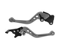 Moto CNC Palanca De Embrague Freno Ajustable Manija De Freno Motocicleta Modificación Palanca Tambor Embrague CNC Conjunto Manillar Ajustable Piezas Modificadas(Titanium)