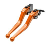 Moto CNC Palanca De Embrague Freno Ajustable para Africa Twin para CRF1100L CRF 1100L 1100 L 2017-2023 Motocicleta Ajustable CNC 5D Palancas De Embrague Freno Manija(Orange)