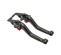 Moto CNC Palanca De Embrague Freno Ajustable para Suzuki AN-250 Burgman 1998 1999 2000-2002 Juego De Palanca Freno Embrague 3D Piezas Motocicleta con Mango Ajustable(Black Red)