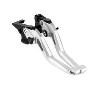 Moto CNC Palanca De Embrague Freno Ajustable para TMAX 560 2021 2020 para T-MAX 530 SX DX 2012-2019 Scooter Motocicleta Palanca De Embrague Freno Ajustable Manija(Silver Black)