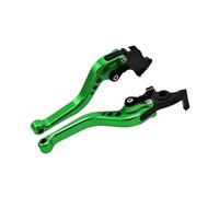 Moto CNC Palanca De Embrague Freno Ajustable para XVS950 Bolt C Spec 2014 2015 2016-2018 XVS 950 Motocicleta 3D CNC Manija De Estacionamiento Palanca Freno Embrague(Green)