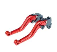 Moto CNC Palanca De Embrague Freno Ajustable para XVS950 Bolt C Spec 2014 2015 2016-2018 XVS 950 Motocicleta 3D CNC Manija De Estacionamiento Palanca Freno Embrague(3D Red)