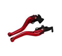 Moto CNC Palanca De Embrague Freno Ajustable para XVS950 Bolt C Spec 2014 2015 2016-2018 XVS 950 Motocicleta 3D CNC Manija De Estacionamiento Palanca Freno Embrague(Red)