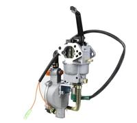 Moto Conjunto Carburador Motocicleta para Generador Gasolina Carburador Híbrido 5Kw 168F/188F Combustible Dual O Kits Conversión GLP/NG con Estrangulador Manual(A)