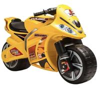 Moto Correpasillos Infantil Winner XL para Niños 4 Años 5 Años 6 Años 7 Años - Diseño Estable y Deportivo - Ruedas Anchas y Asa de Transporte - Amarilla - INJUSA
