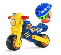 Moto correpasillos Molto Cross + Casco Azul MLT