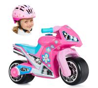 Moto correpasillos Molto Cross Premium Rosa + Casco Rosa MLT