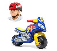 Moto Correpasillos Molto Cross Race + Casco Rojo