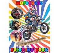 Moto-cross's Coloring Book Dirt Bike: Cute, Easy, Bold Coloring Pages for Relaxation & Fun Easy Coloring Pages