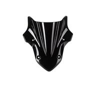 Moto Cúpula Para Kawasaki Para Z900 2017 2018 2019 Parabrisas Deflector Viento Doble Burbuja Accesorios Motocicleta Cúpula Touring(Black)
