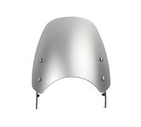 Moto Cúpula Para Royal Para Enfield Para Interceptor 650 Parabrisas Deflector De Viento Pantalla Carenado Soporte Motocicleta Pare Brise(Silver)