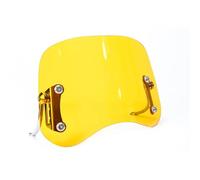 Moto Cúpula Parabrisas De Motocicleta Scooter Deflector Viento Pantalla Antirayaduras Transparente Negro Amarillo Universal Cúpula Touring(YELLOW)