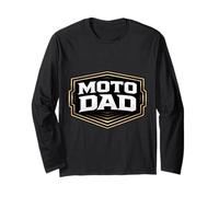 Moto Dad Motocicleta Día del Padre Motocicleta Dirt Lover MX Manga Larga