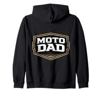 Moto Dad Motocicleta Día del Padre Motocicleta Dirt Lover MX Sudadera con Capucha