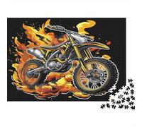 Moto de Cross Puzzle De 1000, Regalos, Juguete EduGatoivo, Decoración del Hogar, para Niños Mayores De 12 Años 1000pcs (75x50cm)