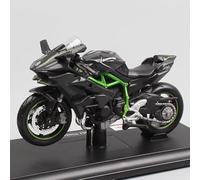 Moto De Juguete De Simulación 1 18 para Kawasaki Ninja H2 H2R, Modelo de Motocicleta de Metal Fundido a presión, coleccionables de Juguete Colección para los Hombres