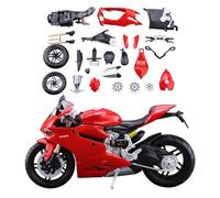 Moto de Juguete Modelo De Montaje Motocicleta, Juguete Aleación Fundido A Presión, Colección Chico, Regalo 1:12 para Ducati 1199 Panigale