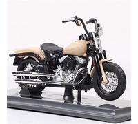 Moto de Juguete para Harley para FLSTSB Cruz para Huesos 2008 Modelo De Motocicleta, Regalo Cumpleaños, Juguetes para Niños, Colección Coches 1/18