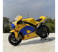 Moto de Juguete para Yamaha YZR M1 2006 1/18 Motocicleta Modelo De Aleación Simulación Amortiguadores Colección Juguete Regalo para El Coche