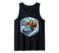 Moto de Nieve Sasquatch Pie Grande Nieve Trineo Amante Big-Foot Shaka Camiseta sin Mangas