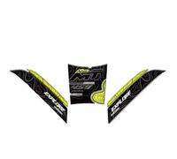 Moto depósito Almohadilla Pegatinas para Guardamanos De Motocicleta Paneles Calcomanías Protectores Laterales Tanque Combustible Y Aceite Frontales para 450MT 450 MT MT450