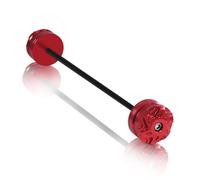 Moto Deslizadores Choque Compatible Con Yamaha Para YZF-R7 2020-2025 Motocicleta Rueda Delantera Trasera Eje Horquilla Protección Anticolisión Deslizadores Protector Accesorios(Red,Rear)
