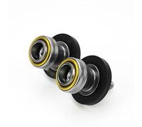 Moto Deslizadores Para Kawasaki Z1000 Z1000R Z1000SX Protectora Contra Choques Eje Rueda Delantera Motocicleta Soporte Deslizante Carretes Basculantes M10(Gold)