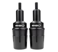 Moto Deslizadores Para KAWASAKI Z900 SE RS Z650 Para Ninja 650 2017-2025 Protector Chasis Motocicleta Parachoques Almohadilla Choque(A-Black-650)