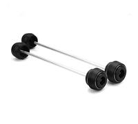 Moto Deslizadores Para SUZUKI GXS-R 1000R R750 R600 Almohadilla Protectora Contra Choques Eje Rueda Delantera Trasera Motocicleta Soporte Deslizante Carretes(Front Rear-Titanium)
