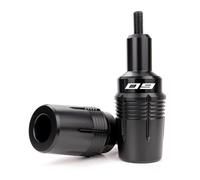 Moto Deslizadores Para YAMAHA MT09 MT-09 SP 2014-2026 Deslizadores Marco Motocicleta Rueda Horquilla Deslizante Eje Protector Choque Soporte Basculante(2014-2020-Black)