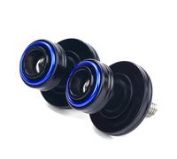 Moto Deslizadores Para YAMAHA MT09 MT-09 SP Eje Rueda Motocicleta Horquilla Marco Almohadilla Protectora Deslizadores Carretes Basculantes Tornillos Soporte M6(Blue-B)