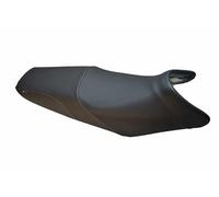 Moto Discovery Funda de Asiento Compatible con Honda CBF250 2004-2012 Color Negro con Costuras en Gris Oscuro